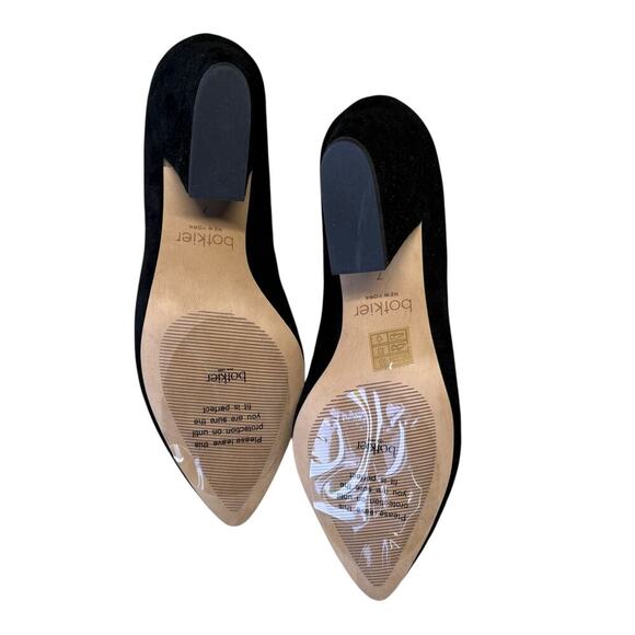 Botkier Stella Black Suede Pumps Size 7 - Picture 7 of 8